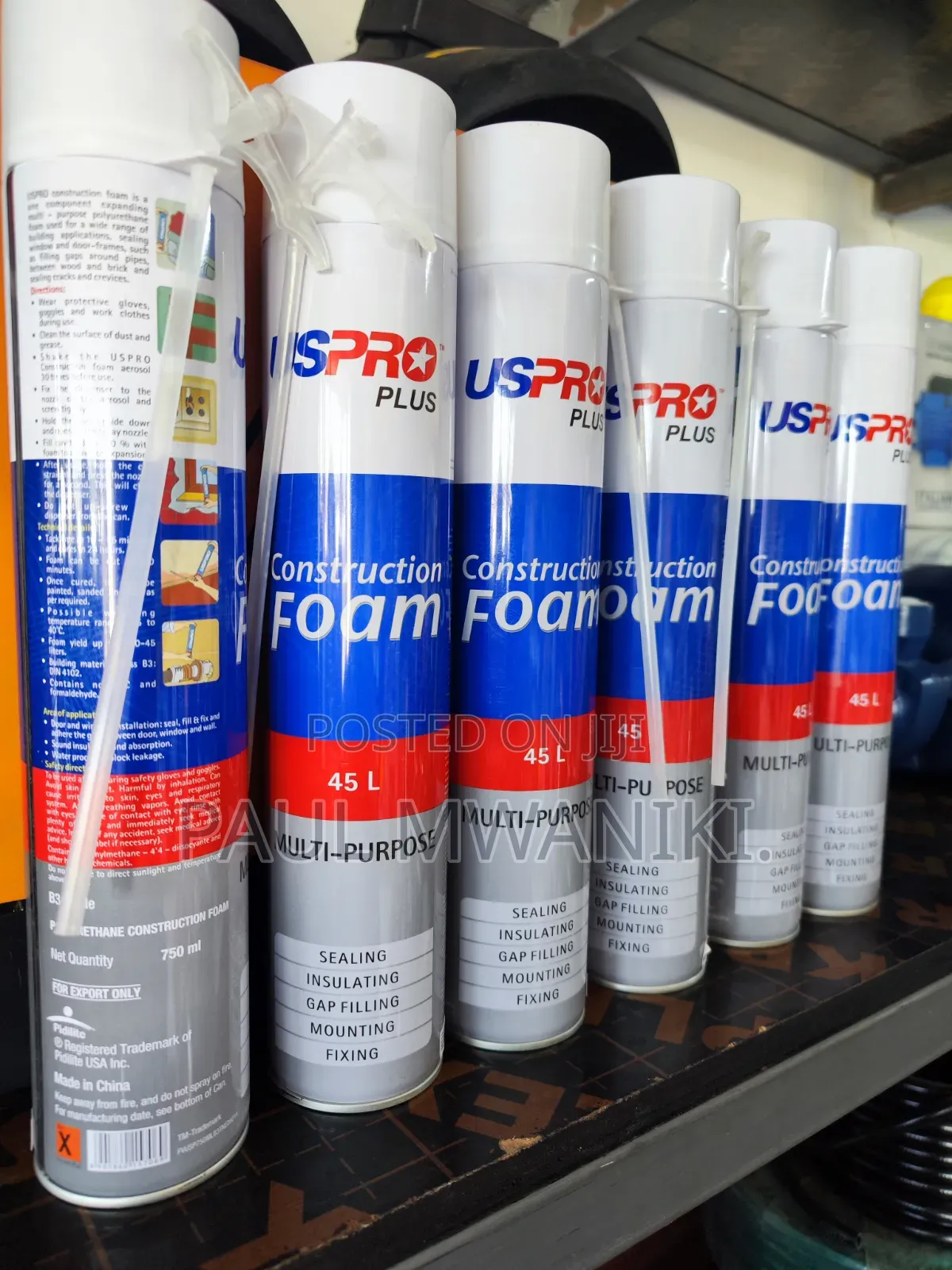 USPRO Plus 45L Multi-Purpose Construction Foam