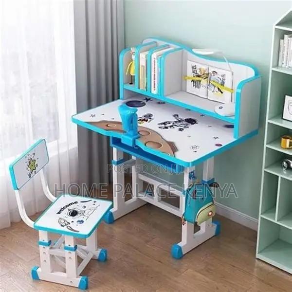 Kids Study Desk; Adjustable Height Kids Desk for Comfortable Studying - thumbnail 2