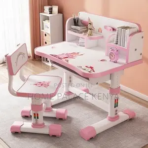 Kids Study Desk; Adjustable Height Kids Desk for Comfortable Studying