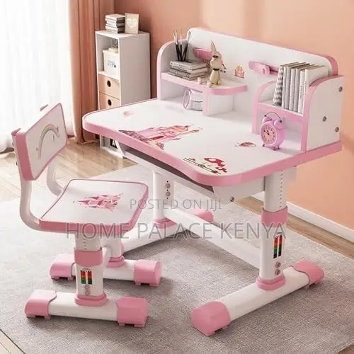 Kids Study Desk; Adjustable Height Kids Desk for Comfortable Studying