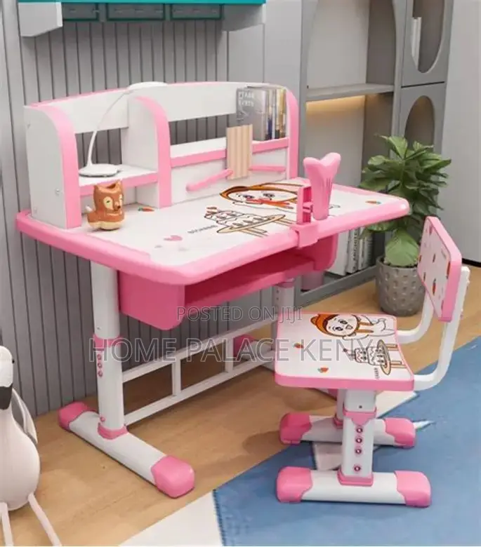Kids Study Desk; Adjustable Height Kids Desk for Comfortable Studying