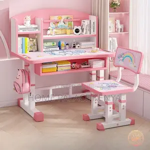 Kids Study Desk; Adjustable Height Kids Desk for Comfortable Studying