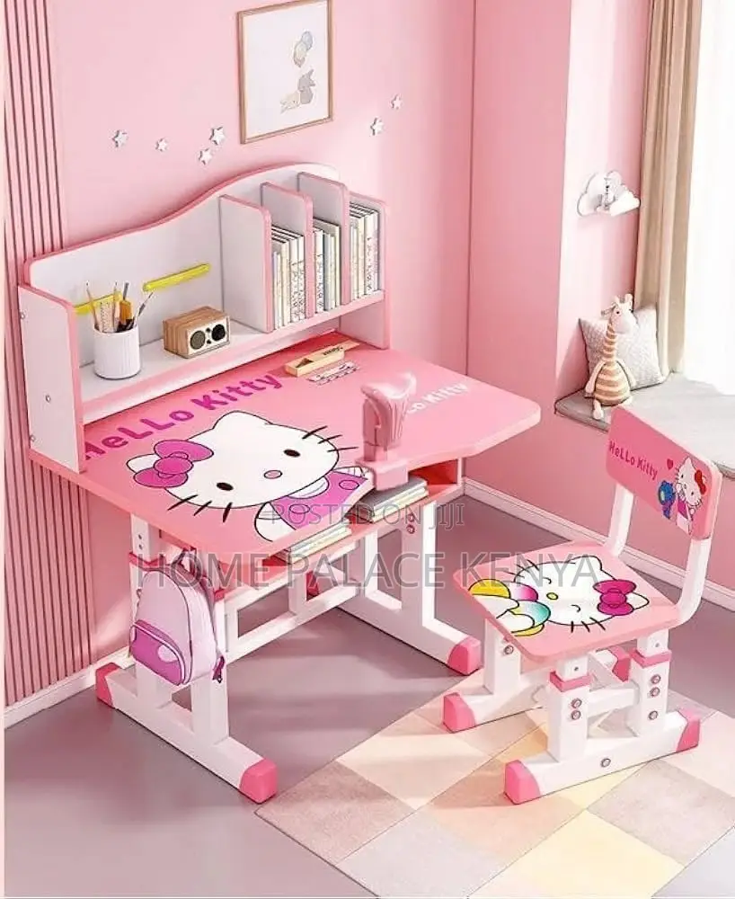Kids Study Desk; Adjustable Height Kids Desk for Comfortable Studying