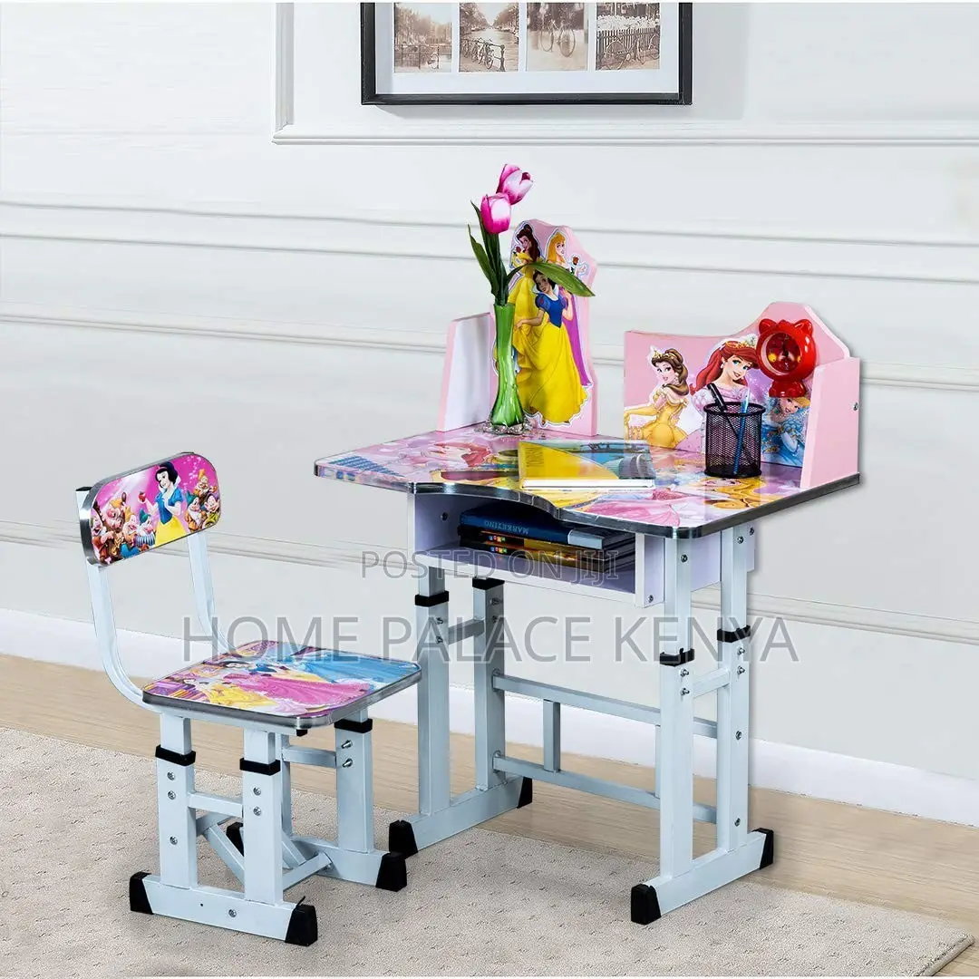 Kids Study Desk; Adjustable Height Kids Desk for Comfortable Studying