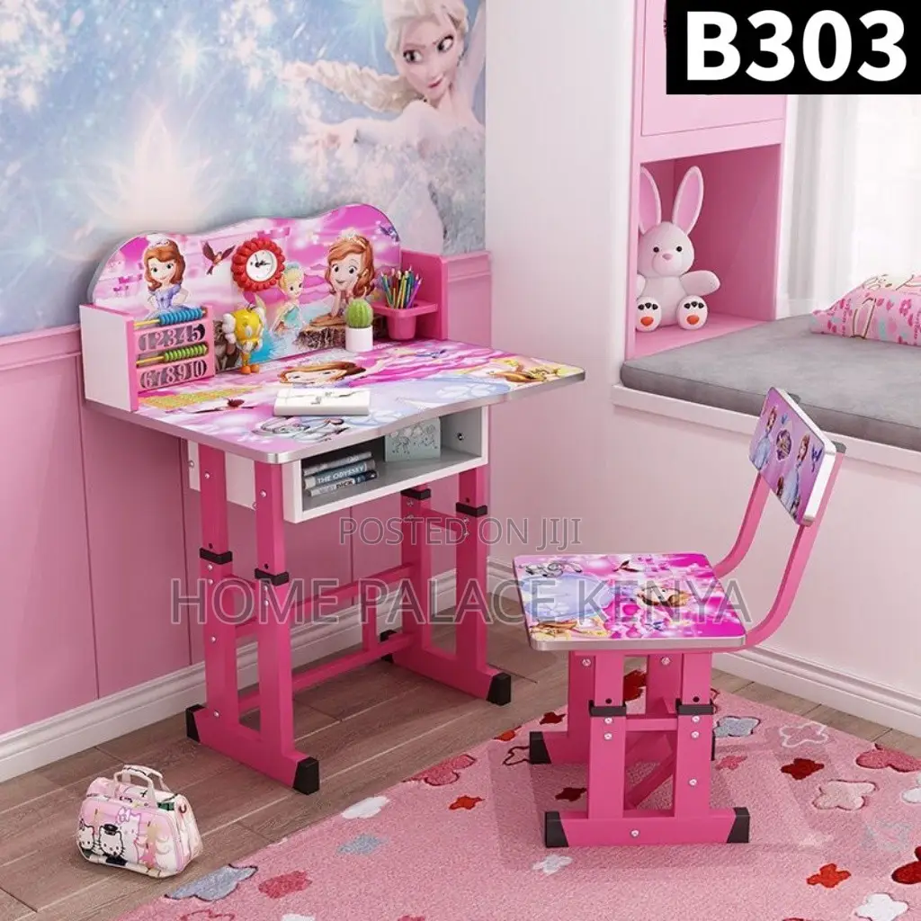 Kids Study Desk; Adjustable Height Kids Desk for Comfortable Studying