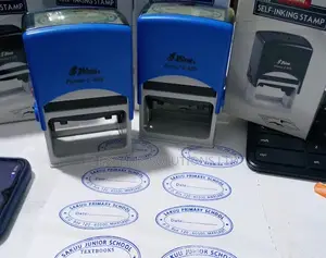 Shiny Self-Inking Stamps for Schools