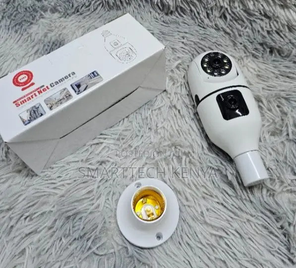 Panoramic Smart Bulb Camera Dual Lens WiFi CCTV Security
