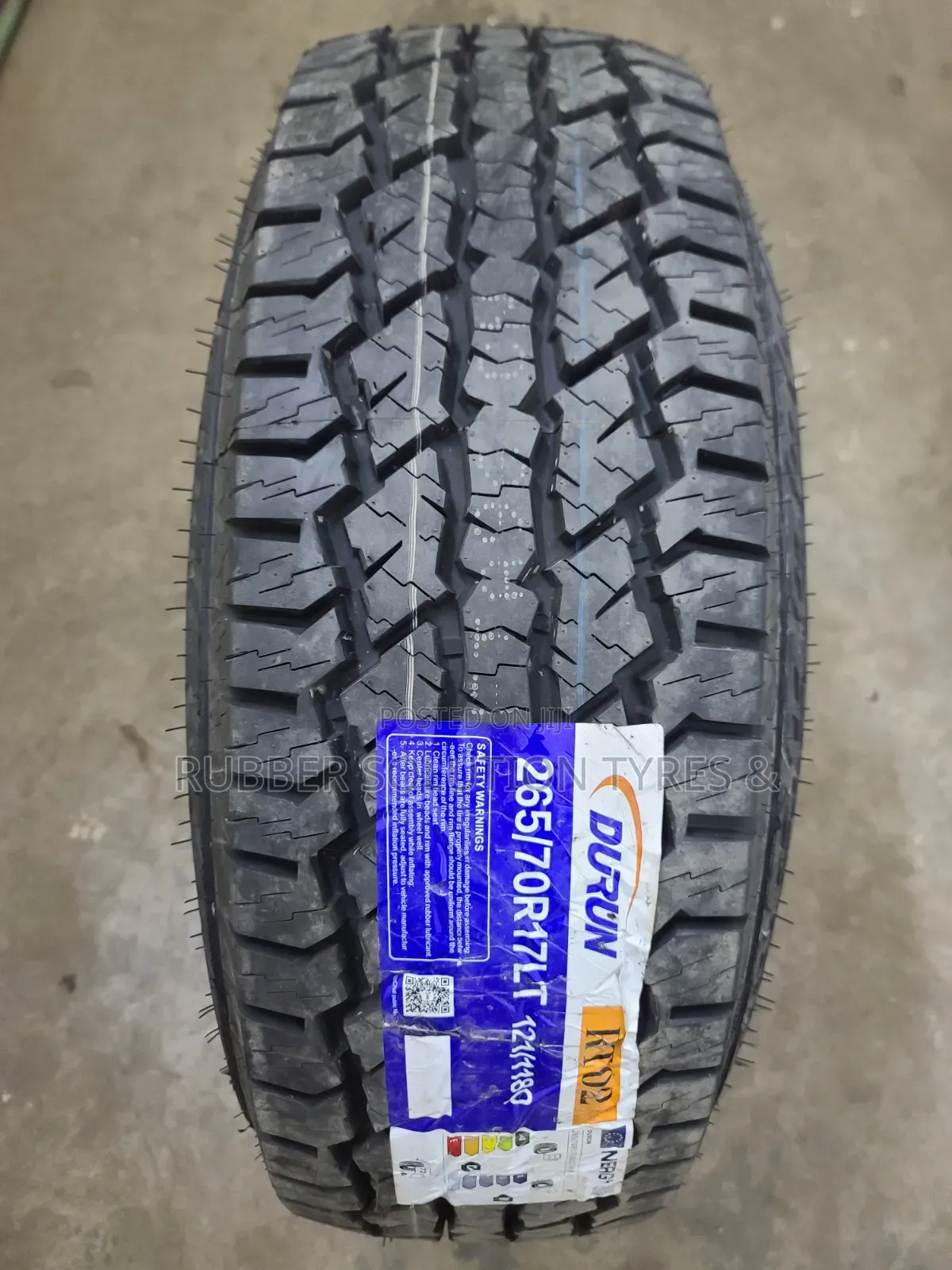 265 /70 R17 Durun Tyres Lt Rt02 All-Terrain