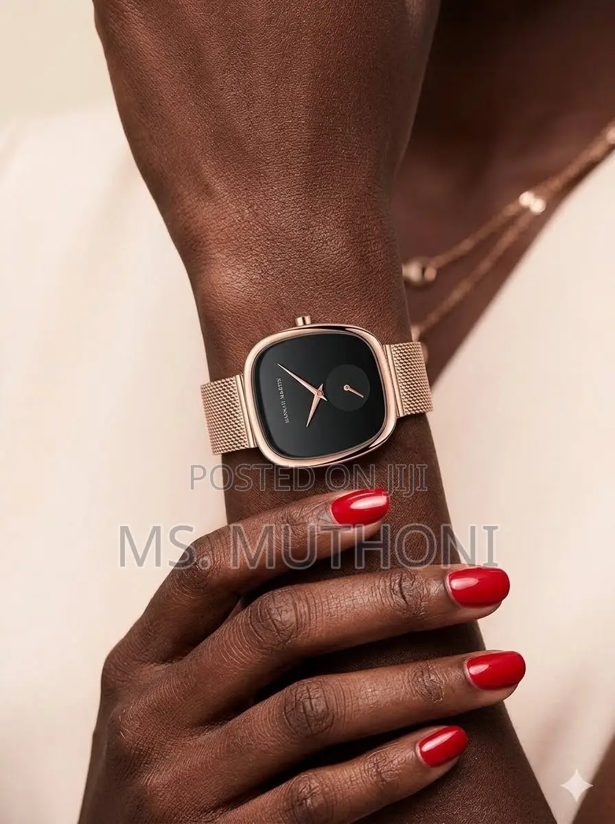 Elegant Hannah Martin Tonneau-Shaped Women's Quartz Wristwatc