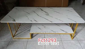 Executive White Marble Coffee Table at 