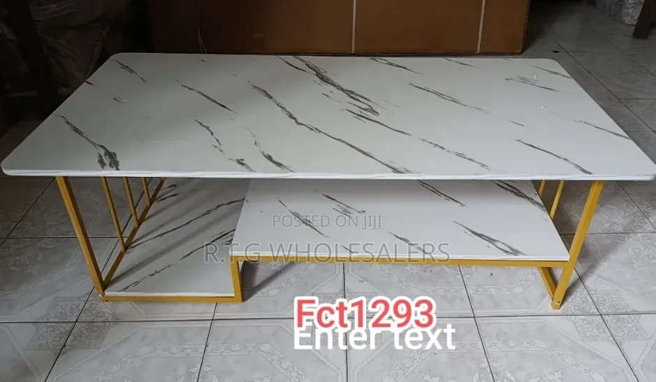 Executive White Marble Coffee Table at 