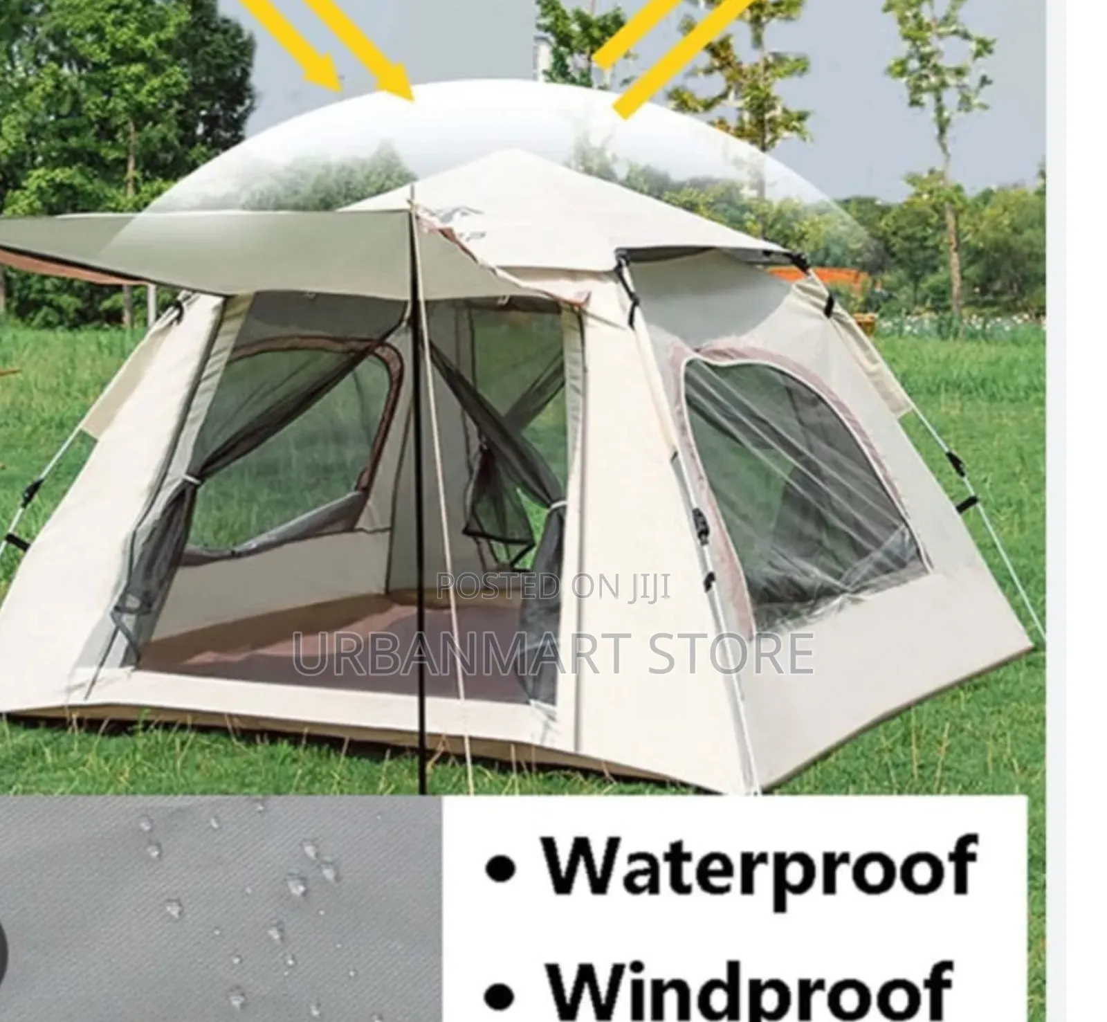 Automatic Hydraulic Tent for Camping Outdoor Gatherings- 8 People