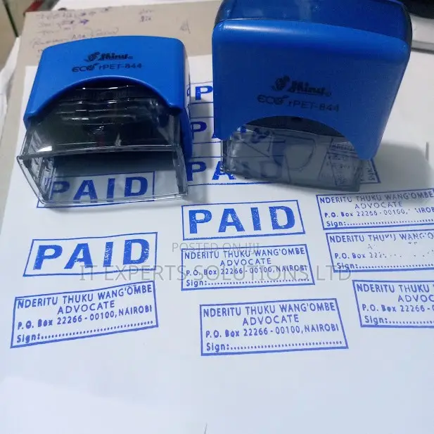PAID Stamp Self-Inking Stamps