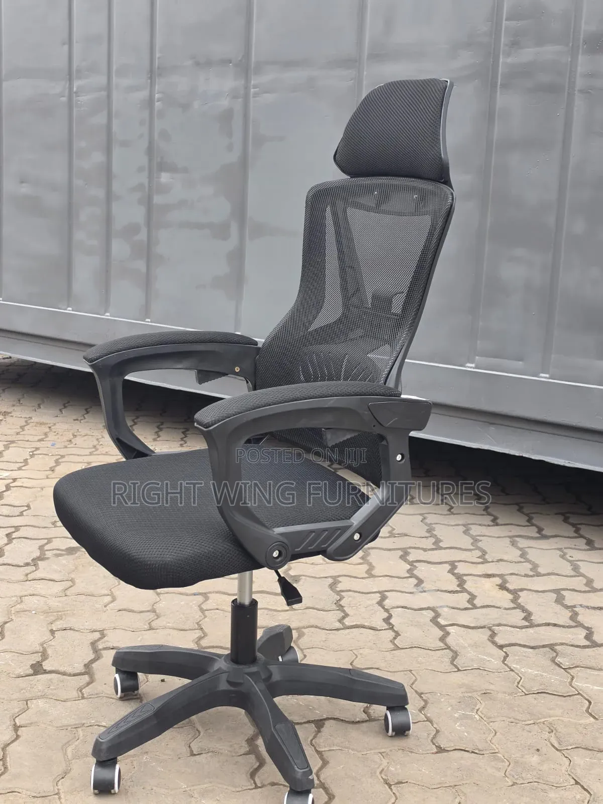 Black Adjustable Height Office Chair