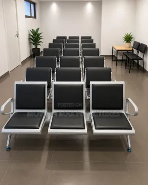 Link Chairs, Heavy Duty Leather Waiting Chairs