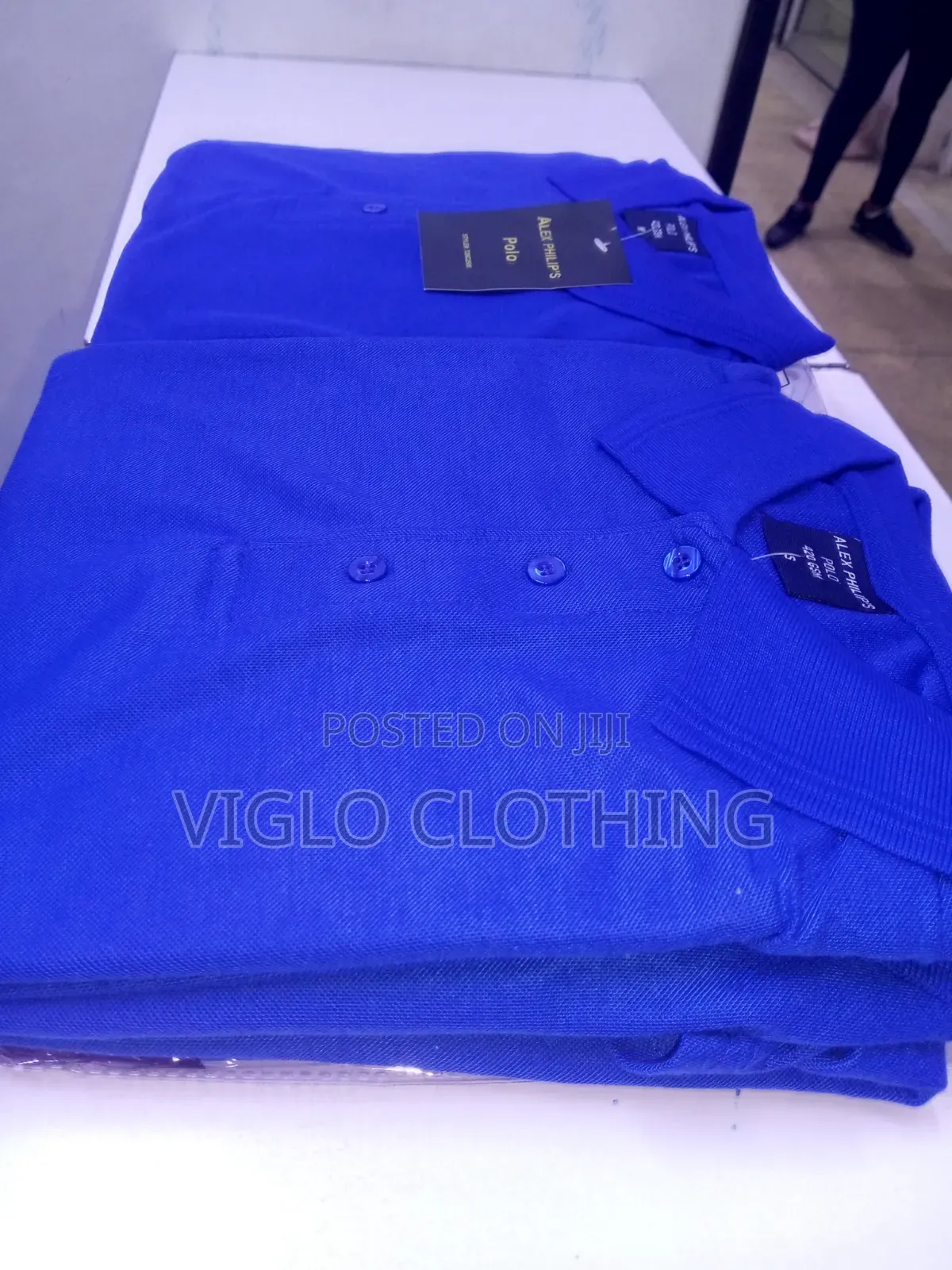 Plain Dark Blue Poloshirts