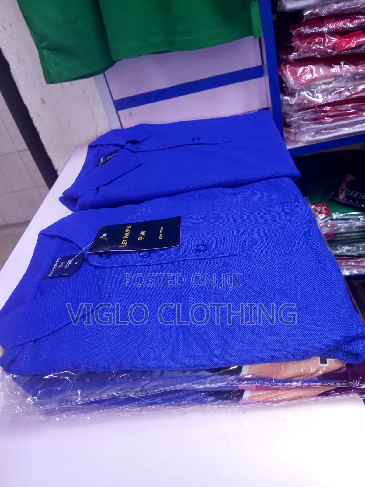 Plain Dark Blue Poloshirts