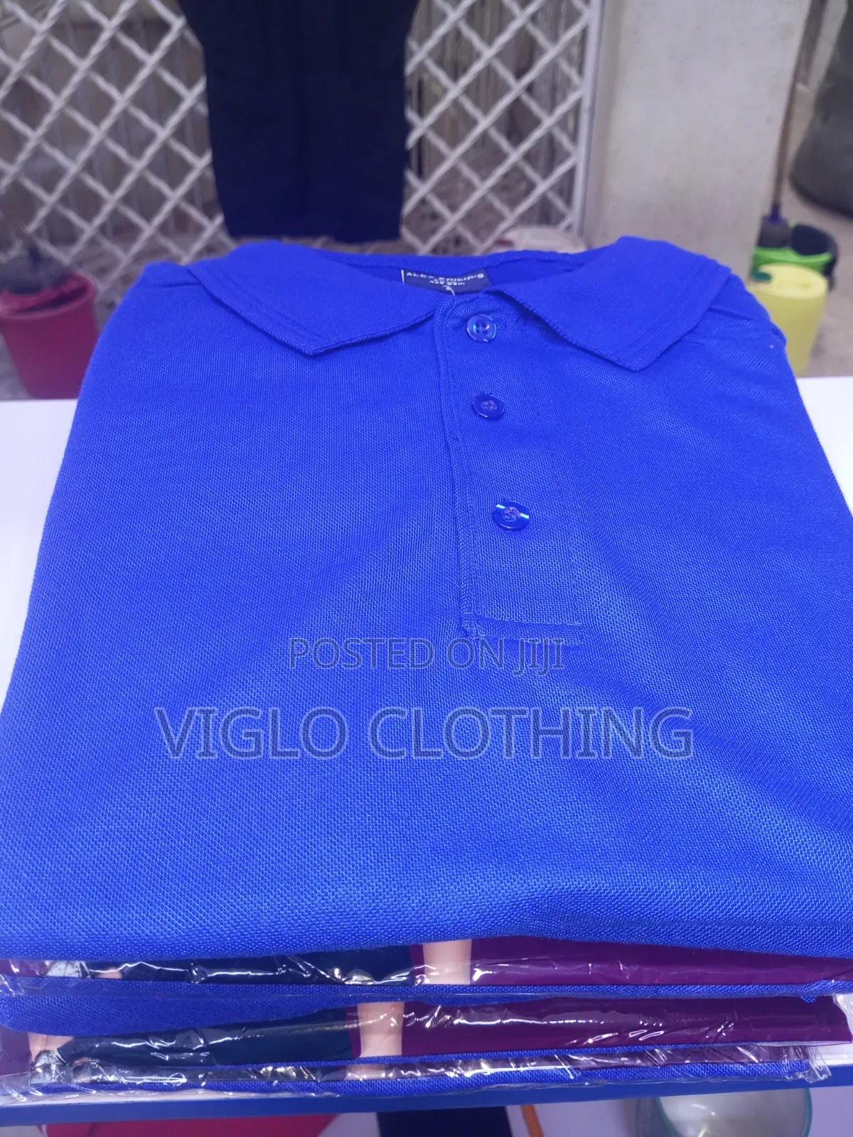 Plain Dark Blue Poloshirts