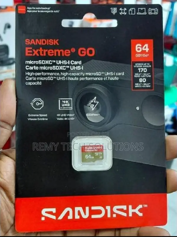 Sandisk Extreme Go 64gb 170mbps Microsd