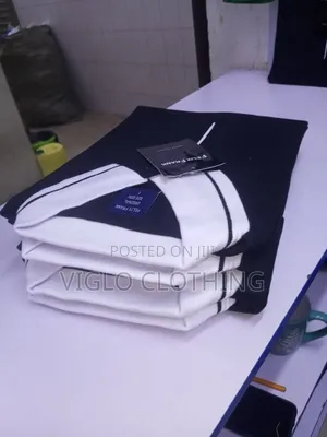 White Body, Collar Black Poloshirts