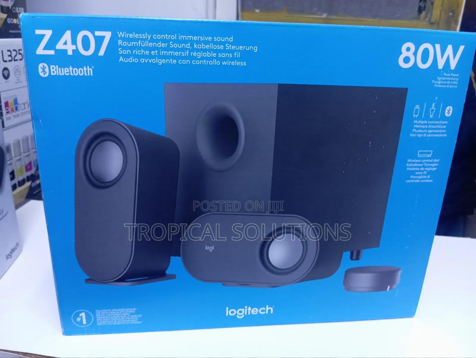 Logitech Speaker Z407 Bluetooth Connection 80W