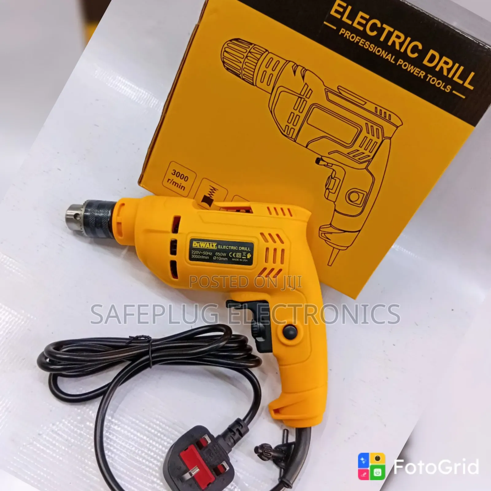 DeWalt Corded Power Drill 650W – High Performance Electric Drill