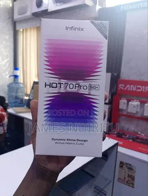 New Infinix Hot 70 Pro 5G+ 256 GB Black