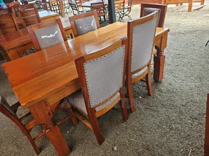 Dinning Table 6seater Mahogany Wood Jaba Dinning Table 6seater