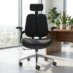 Executive Dual Back Fabric Chair.