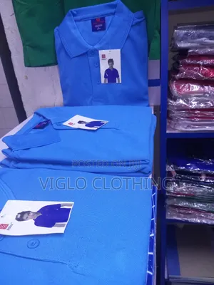 Lite Blue Poloshirts Available