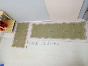 2pc Kitchen Floor Mats Antislip Design