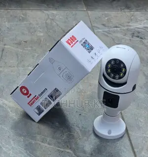 Smart Bulb CCTV Camera Dual Lens WiFi Security Camera