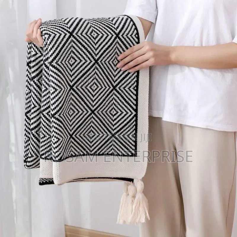 Nordic Bohemian Knitted Throw Blankets