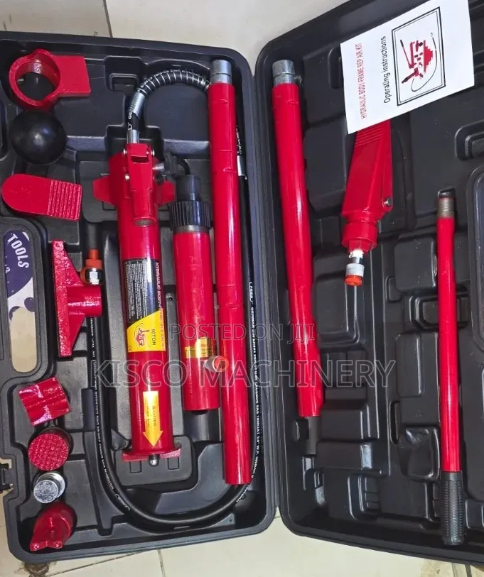 10-Ton Portable Hydraulic Auto Body Jack Frame Repair Kit/Body Jack