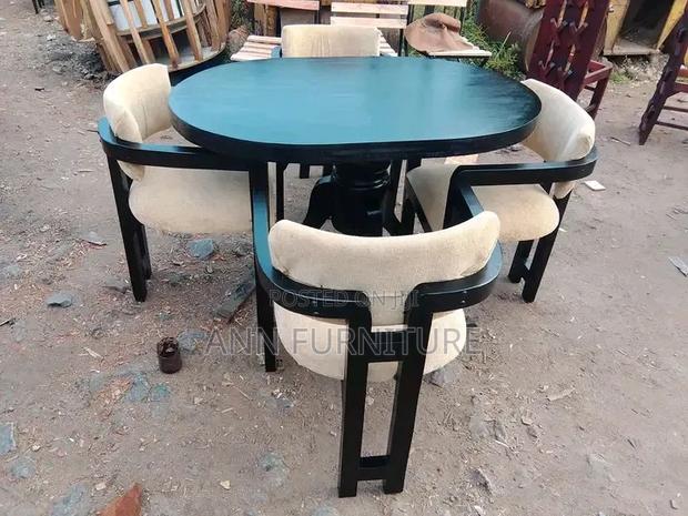 Dinning Table 4seater Black - thumbnail 2