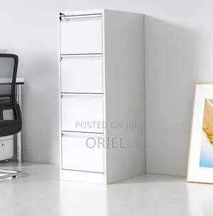 Office Cabinet : Steel 4-Drawer Cabinet