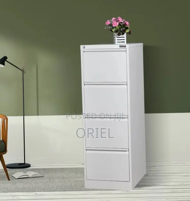 Office Cabinet : Steel 4-Drawer Cabinet