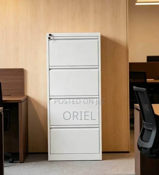 Office Cabinet : Steel 4-Drawer Cabinet