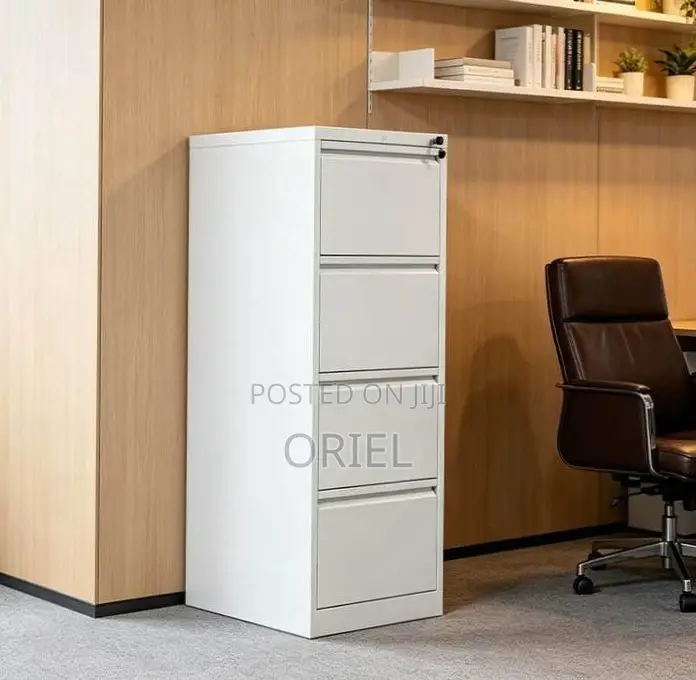 Office Cabinet : Steel 4-Drawer Cabinet