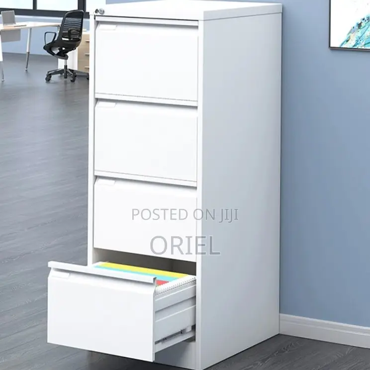 Office Cabinet : Steel 4-Drawer Cabinet