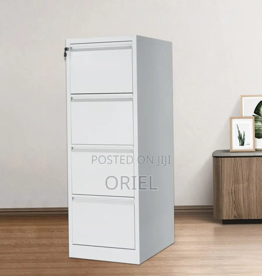 Office Cabinet : Steel 4-Drawer Cabinet