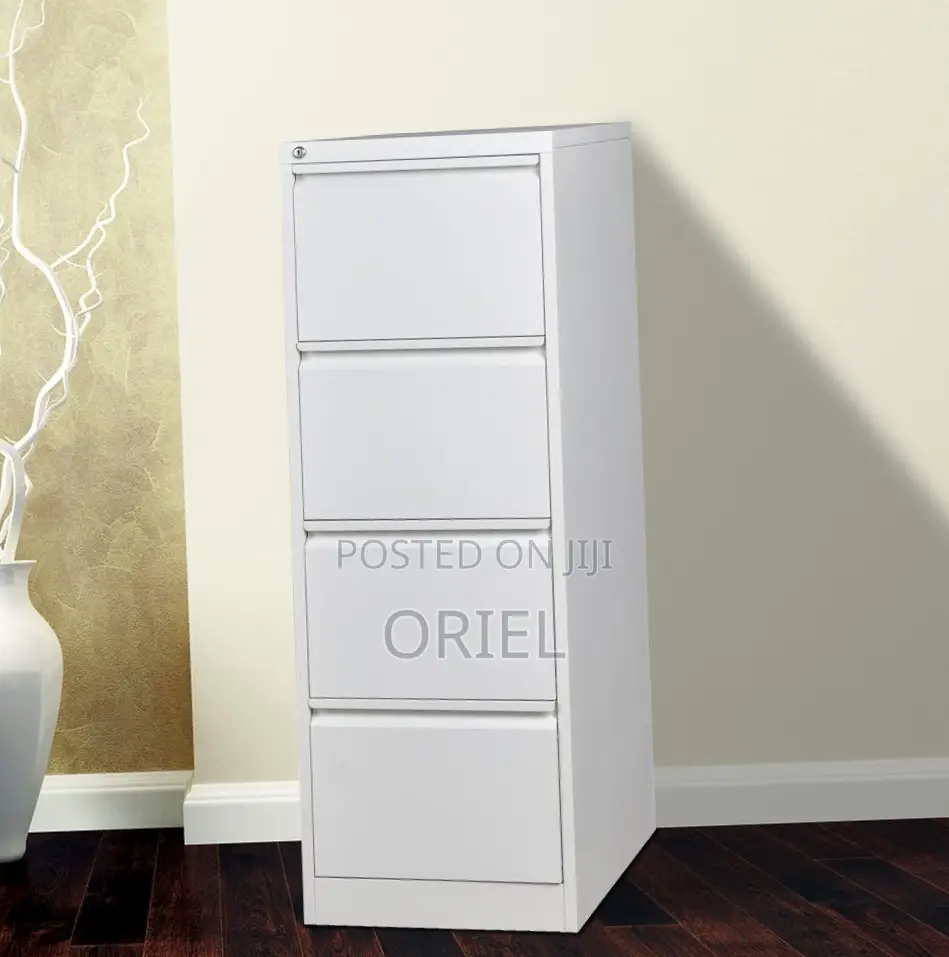 Office Cabinet : Steel 4-Drawer Cabinet