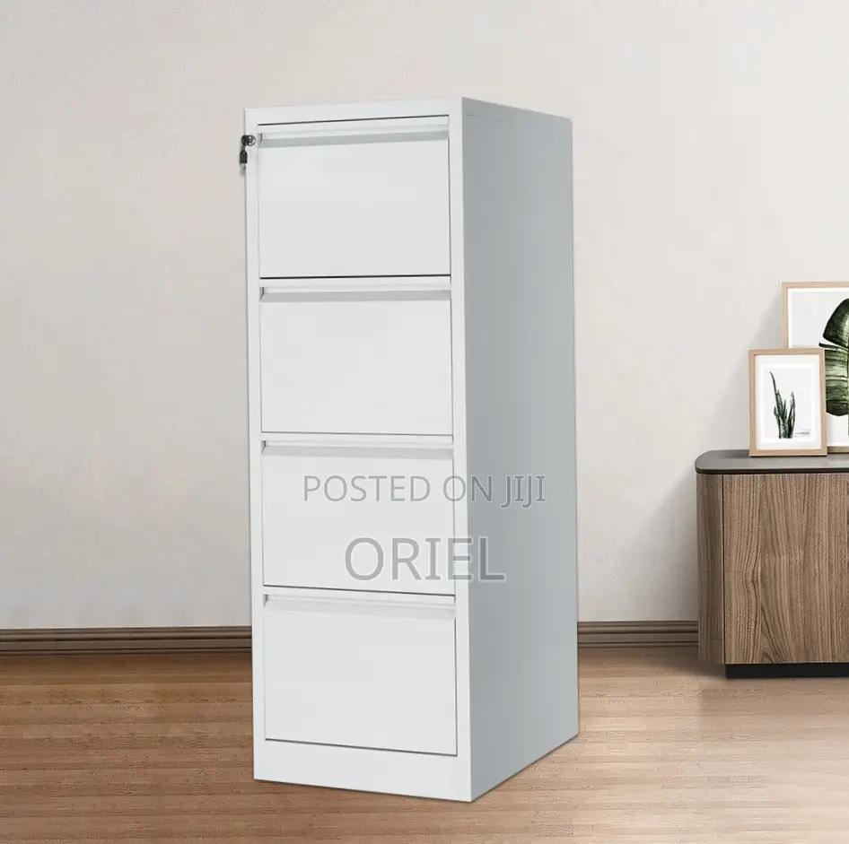 Office Cabinet : Steel 4-Drawer Cabinet