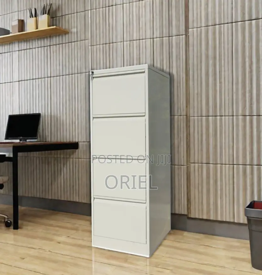 Office Cabinet : Steel 4-Drawer Cabinet