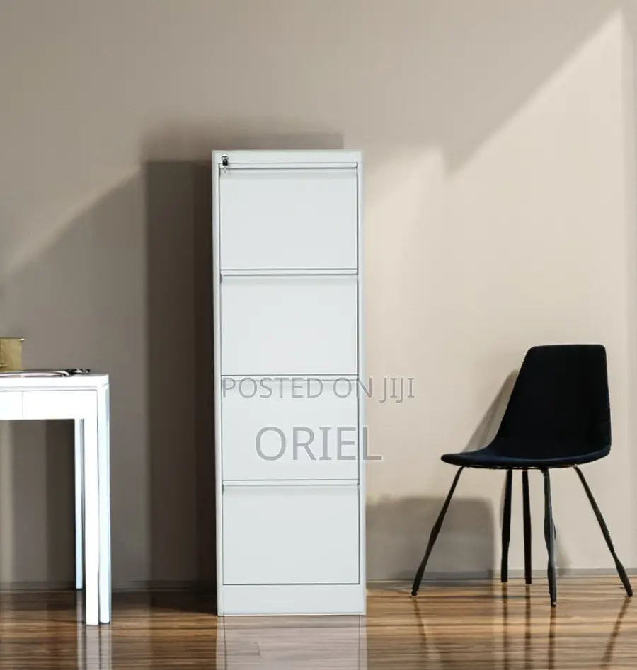 Office Cabinet : Steel 4-Drawer Cabinet