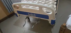 Double Crank Hospital Bed, Mattress and Ripple Mattress