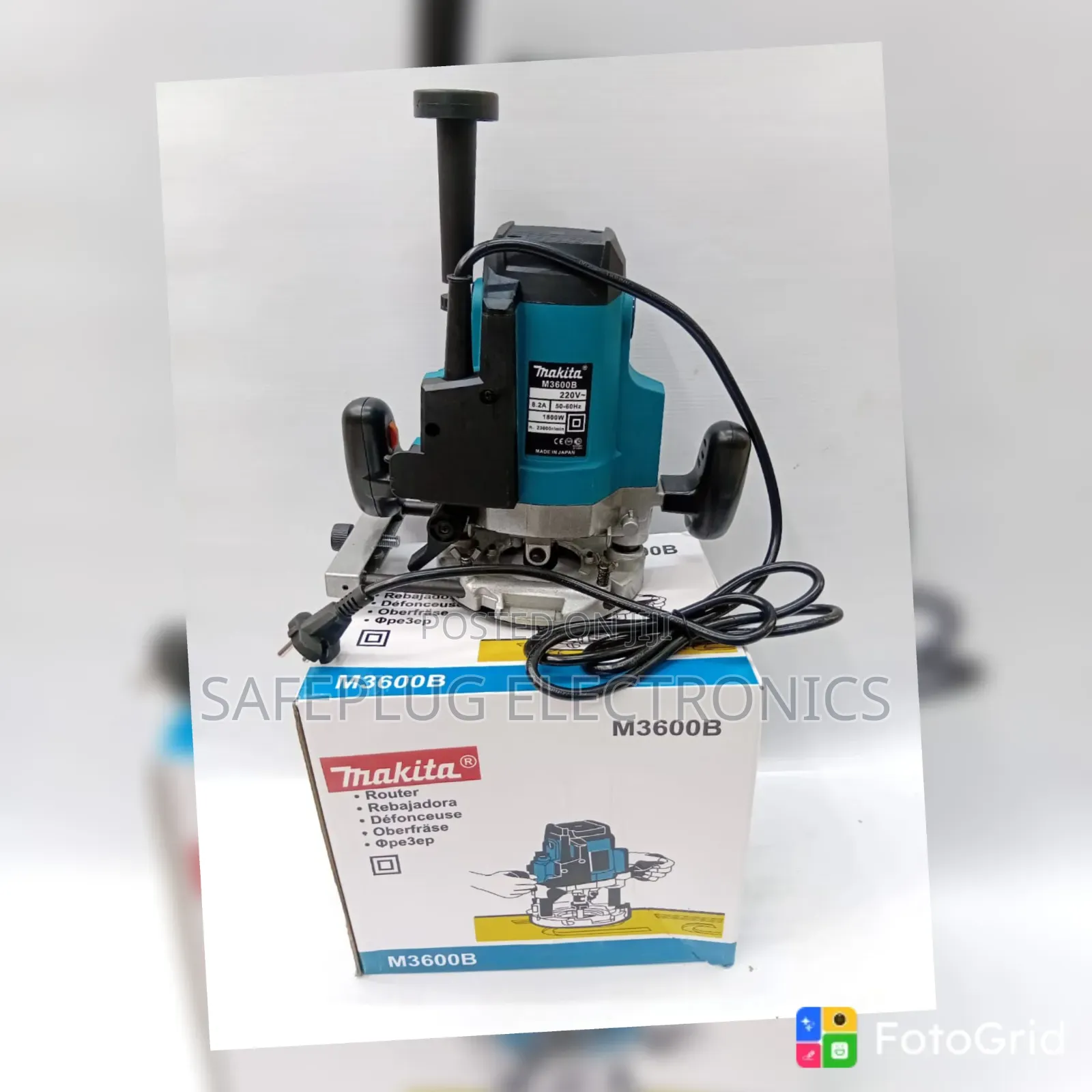 Makita Electric Router Machine – Heavy Duty Woodworking Power Tool