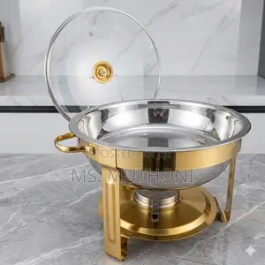 5L Gold-Accented Chafing Dish