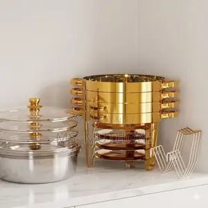 5L Gold-Accented Chafing Dish