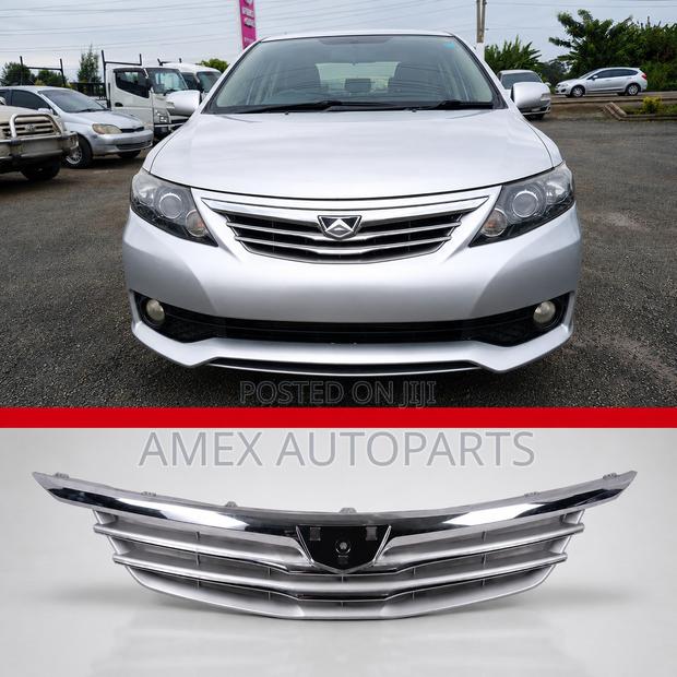 Front Grille Toyota Allion 265 2012-2014 Chrome Grey
